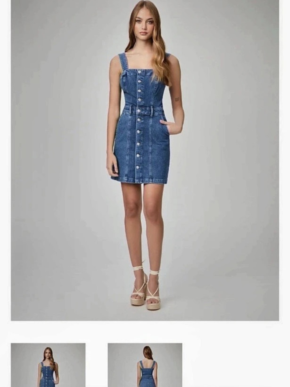 Paige Maddy Denim Dress | Size 10